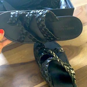 Saint Laurent Neil Flat Sandals. Very good condition. Originally $695. Size 38.